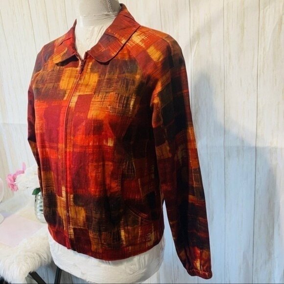 Pendleton paint strokes fall colors jacket sz XS - Picture 2 of 9